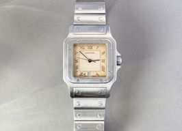 Cartier Santos Galbée 987901 (1992) - Champagne dial 29 mm Steel case