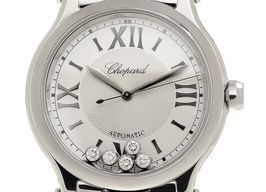 Chopard Happy Sport 278608-3002 (2023) - Zilver wijzerplaat 33mm Staal