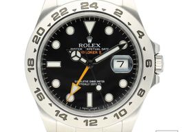 Rolex Explorer II 216570 (2012) - Zwart wijzerplaat 42mm Staal