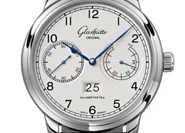Glashütte Original Senator Observer 100-14-05-02-04 (2024) - Silver dial 44 mm Steel case