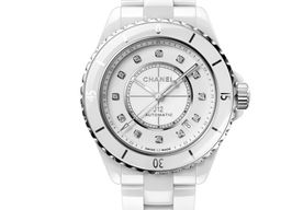 Chanel J12 H5705 (2021) - Wit wijzerplaat 38mm Staal