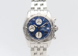 Breitling Chrono Cockpit A13358 (Onbekend (willekeurig serienummer)) - Blauw wijzerplaat 39mm Staal