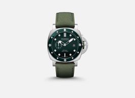 Panerai Luminor Submersible PAM01287 (2024) - Groen wijzerplaat 44mm Staal