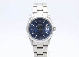 Rolex Oyster Perpetual Date 15000 (1981) - Blue dial 34 mm Steel case