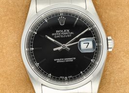 Rolex Datejust 36 16200 (1999) - Black dial 36 mm Steel case
