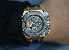 Audemars Piguet Royal Oak Offshore Chronograph 2629RO.00.A001VE.01 (2011) - Zwart wijzerplaat 44mm Geelgoud