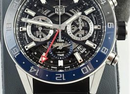 TAG Heuer Carrera CBG2A1Z.FT6157 (2023) - Zwart wijzerplaat 45mm Staal