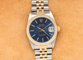 Rolex Datejust 31 68273 (1989) - Blauw wijzerplaat 31mm Goud/Staal