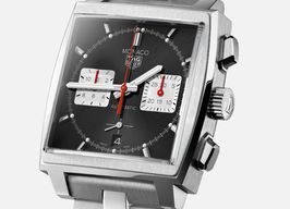 TAG Heuer Monaco CBL2113.BA0644 (2024) - Zwart wijzerplaat 39mm Staal