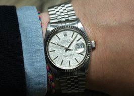 Rolex Datejust 36 16014 (1985) - Zilver wijzerplaat 36mm Staal