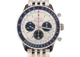 Breitling Navitimer 1 B01 Chronograph AB0138241G1A1 (2025) - Silver dial 43 mm Steel case