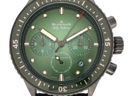 Blancpain Fifty Fathoms Bathyscaphe 5200-0153-B52A (2023) - Groen wijzerplaat 44mm Keramiek