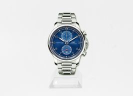 IWC Portuguese Yacht Club Chronograph IW390701 (2024) - Blauw wijzerplaat 45mm Staal