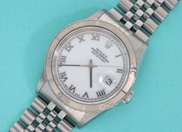 Rolex Datejust Turn-O-Graph 16264 (1999) - Wit wijzerplaat 36mm Staal