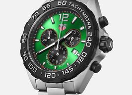 TAG Heuer Formula 1 Quartz CAZ101AP.BA0842 (2024) - Groen wijzerplaat 43mm Staal