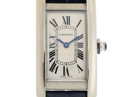 Cartier Tank Américaine WSTA0043 (2023) - Zilver wijzerplaat 19mm Staal