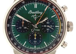 Breitling Top Time A253101A1L1X1 (2023) - Groen wijzerplaat 42mm Staal