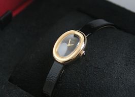 Cartier Baignoire WGBA0040 (2025) - Black dial 25 mm Yellow Gold case