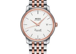 Mido Baroncelli M027.407.22.010.00 (2024) - Wit wijzerplaat 39mm Staal