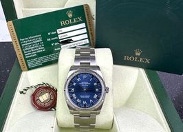 Rolex Air-King 114210 (2009) - Blue dial 34 mm Steel case