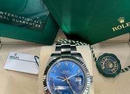 Rolex Datejust 41 126334 (2021) - Blauw wijzerplaat 41mm Staal