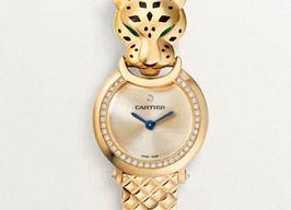 Cartier Panthère HPI01380 (2023) - Gold dial 24 mm Yellow Gold case