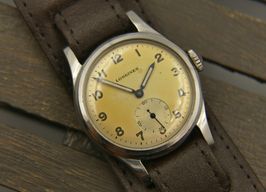 Longines Vintage 50's SS vintage Longines military Sei Tacche 6242 4 Tropical Dial Cal.23Z RARE -