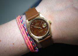 Rolex Datejust 36 16018 (1978) - Brown dial 36 mm Yellow Gold case