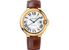 Cartier Ballon Bleu 36mm W6900356 (2014) - Zilver wijzerplaat 36mm Geelgoud