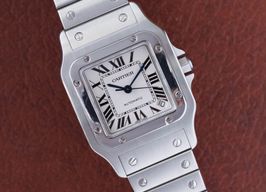 Cartier Santos Galbée 2823 (Unknown (random serial)) - Silver dial 32 mm Steel case