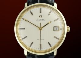 Omega De Ville 166.033 (1968) - White dial 34 mm Gold/Steel case