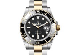 Rolex Submariner Date 126613LN (2024) - Zwart wijzerplaat 41mm Goud/Staal