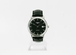 Longines Flagship L4.984.4.59.2 (2024) - Black dial 40 mm Steel case