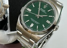 Rolex Oyster Perpetual 36 126000 (2023) - Groen wijzerplaat 36mm Staal