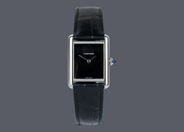 Cartier Tank WSTA0072 (2023) - Black dial 34 mm Steel case