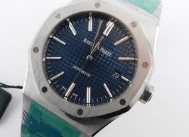 Audemars Piguet Royal Oak Selfwinding 15400ST.OO.1220ST.03.A (2017) - Blue dial 41 mm Steel case