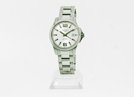 Longines Conquest L3.776.4.76.6 (2024) - Zilver wijzerplaat 39mm Staal