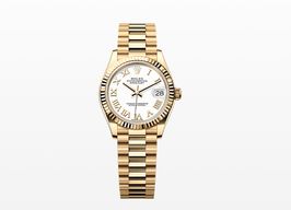 Rolex Datejust 31 278278 (2024) - White dial 37 mm Yellow Gold case