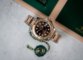 Rolex Yacht-Master 40 126621 (2023) - Brown dial 40 mm Gold/Steel case