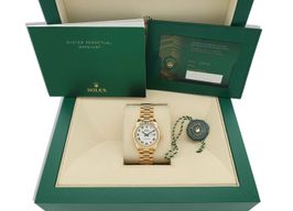 Rolex Lady-Datejust 279178 (2024) - White dial 28 mm Yellow Gold case