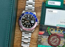 Rolex GMT-Master 16700 (1996) - Zwart wijzerplaat 40mm Staal