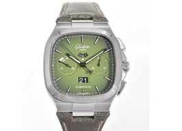 Glashütte Original Seventies Chronograph Panorama Date 1-37-02-09-02-62 (2024) - Green dial 40 mm Steel case