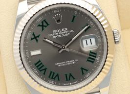 Rolex Datejust 126334 (2023) - Grijs wijzerplaat 40mm Staal