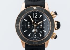 Jaeger-LeCoultre Master Compressor Diving Chronograph GMT Navy SEALs Q1782470 (Unknown (random serial)) - Black dial 46 mm Rose Gold case