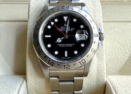 Rolex Explorer II 16570 (2000) - Zwart wijzerplaat 40mm Staal