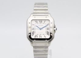 Cartier Santos WSSA0029 (2022) - Zilver wijzerplaat 35mm Staal