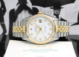 Rolex Datejust 36 16233 (1996) - Blue dial 36 mm Gold/Steel case
