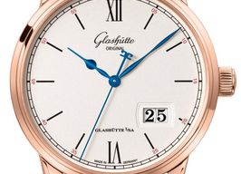 Glashütte Original Senator Excellence 1-36-03-02-05-30 (2023) - Zilver wijzerplaat 40mm Roodgoud