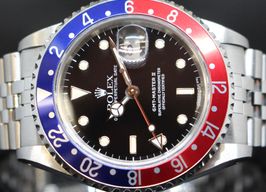 Rolex GMT-Master II 16710 (1992) - Zwart wijzerplaat 40mm Staal