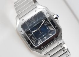 Cartier Santos WSSA0030 (2022) - Blue dial 40 mm Steel case